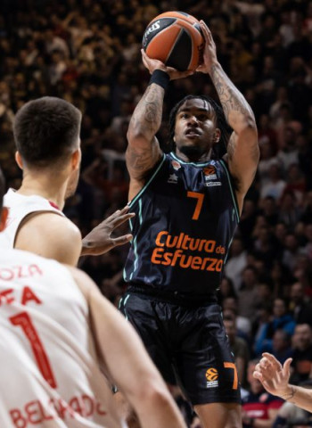 Derrota del Valencia en la pista del Crvena Zvezda Meridianbet Belgrade (92-73)