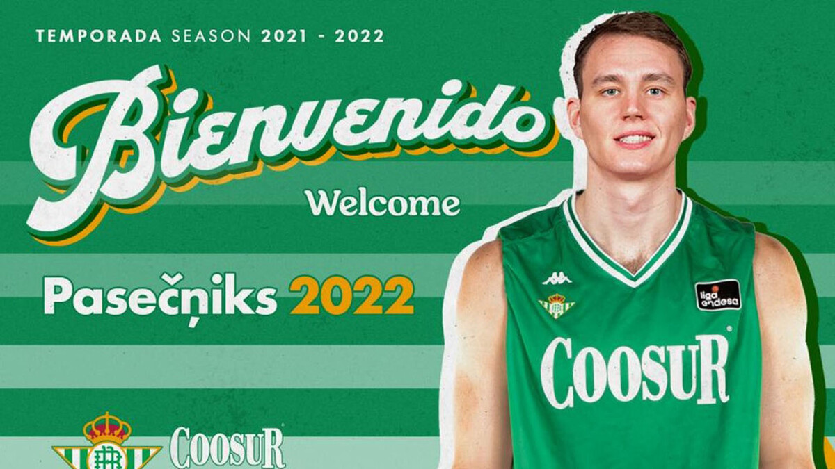 Anzejs Pasecniks, nuevo jugador del Coosur Real Betis