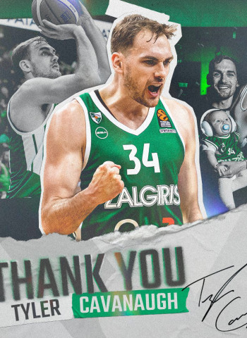 Tyler Cavanough abandona el Zalgiris Kaunas