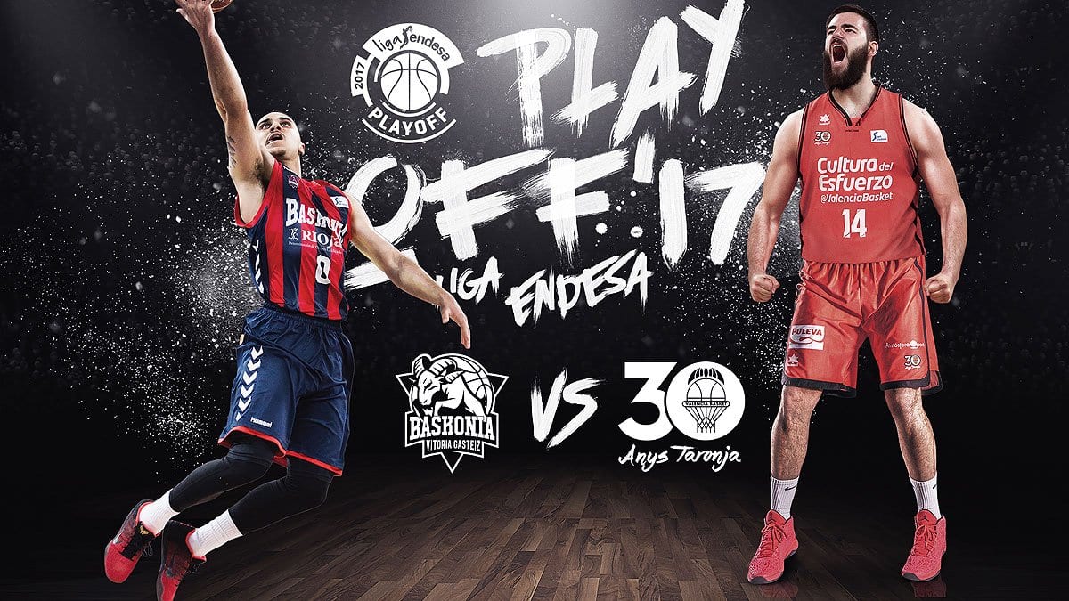 Los datos de la eliminatoria Baskonia vs Valencia Basket