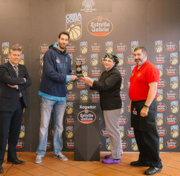Alberto Corbacho, elegido Jugador Estrella Galicia del mes de enero