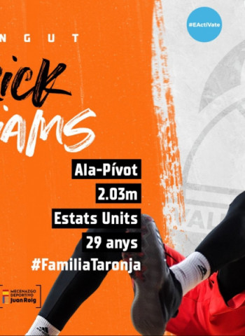 Valencia Basket alcanza un acuerdo con Derrick Williams para la próxima temporada