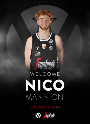 Nico Mannion, nuevo jugador de la Virtus Bolonia