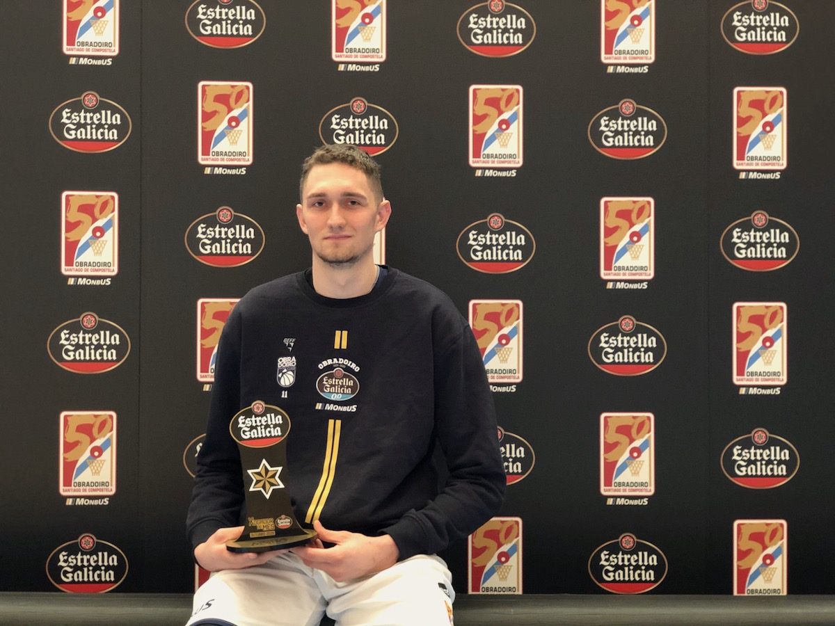 Laurynas Birutis ha sido elegido Jugador Estrella Galicia de Octubre