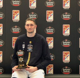 Laurynas Birutis ha sido elegido Jugador Estrella Galicia de Octubre