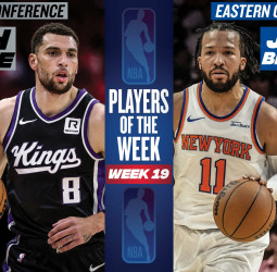 Jalen Brunson y Zach LaVine, jugadores de la semana NBA