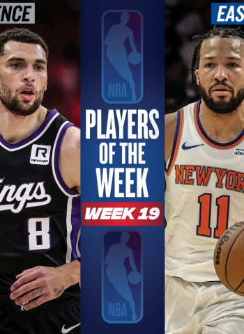 Jalen Brunson y Zach LaVine, jugadores de la semana NBA