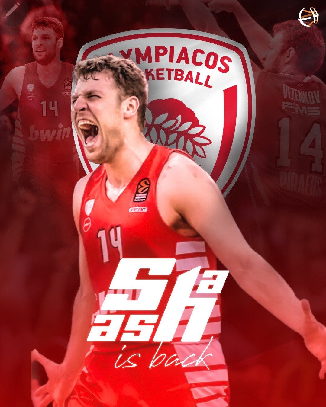 El Olympiacos anuncia la vuelta de Vezenkov