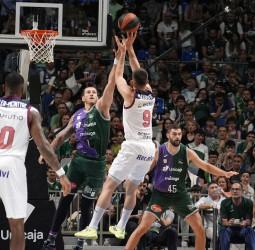 El Unicaja no afloja previo a la F4 de la BCL, 95-91