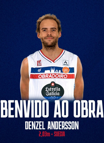 Denzel Andersson cierra la plantilla del Monbus Obradoiro