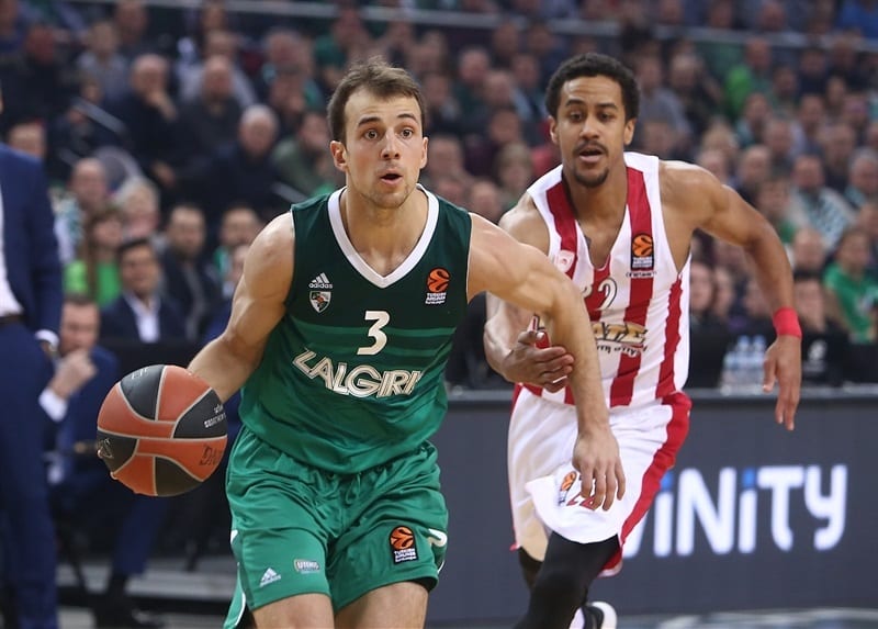 Olympiacos no impide la quinta victoria consecutiva del Zalgiris Kaunas (74-68)