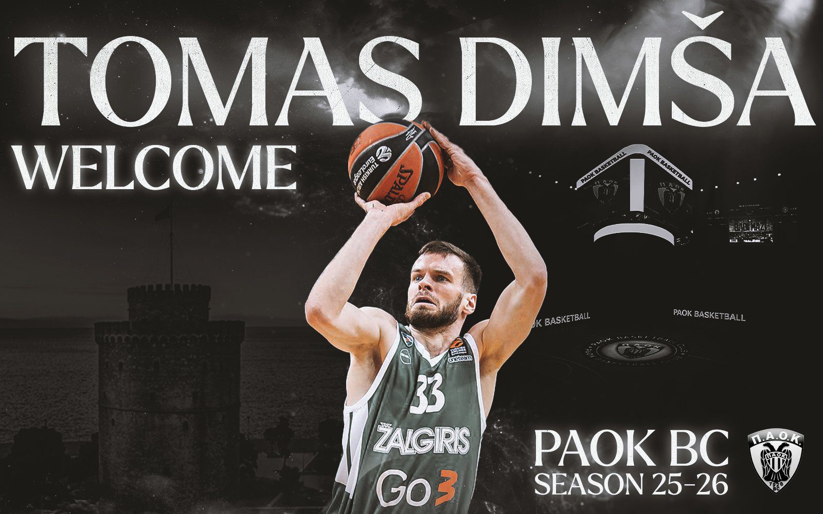 Tomas Dimša refuerza al PAOK tras su paso por Zaragoza