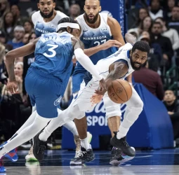 Kyrie Irving remata a los Timberwolves