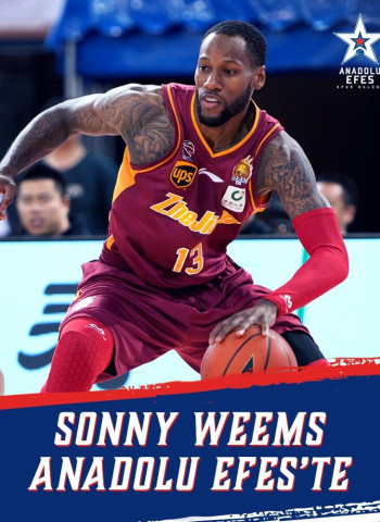 Sonny Weems vuelve a Europa de la mano del Anadolu Efes