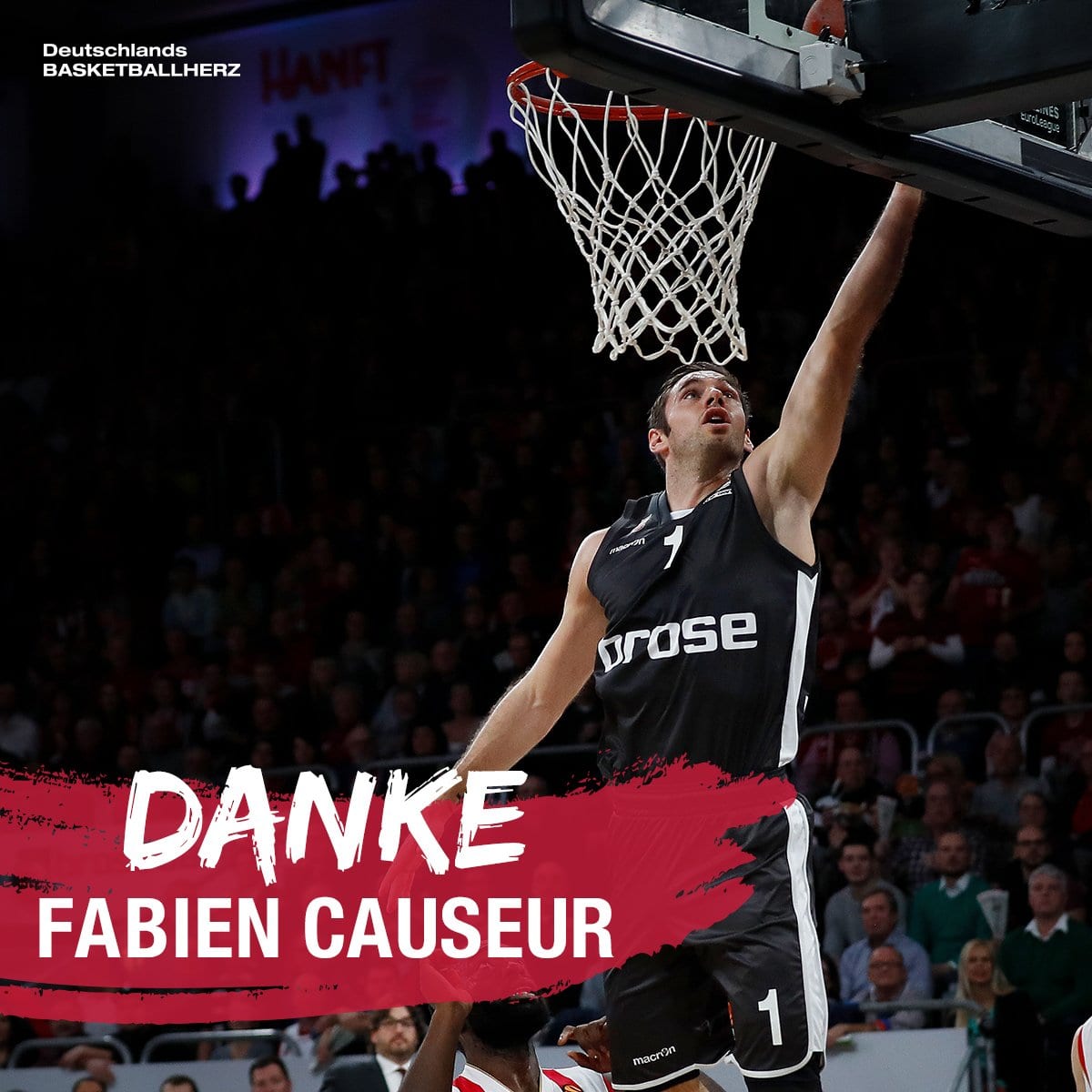 El Brose Baskets anuncia de forma oficial el fichaje de Fabien Causeur por el Real Madrid