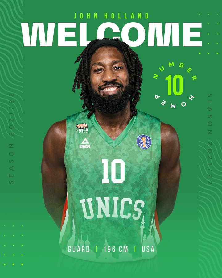 John Holland regresa al Unics Kazan