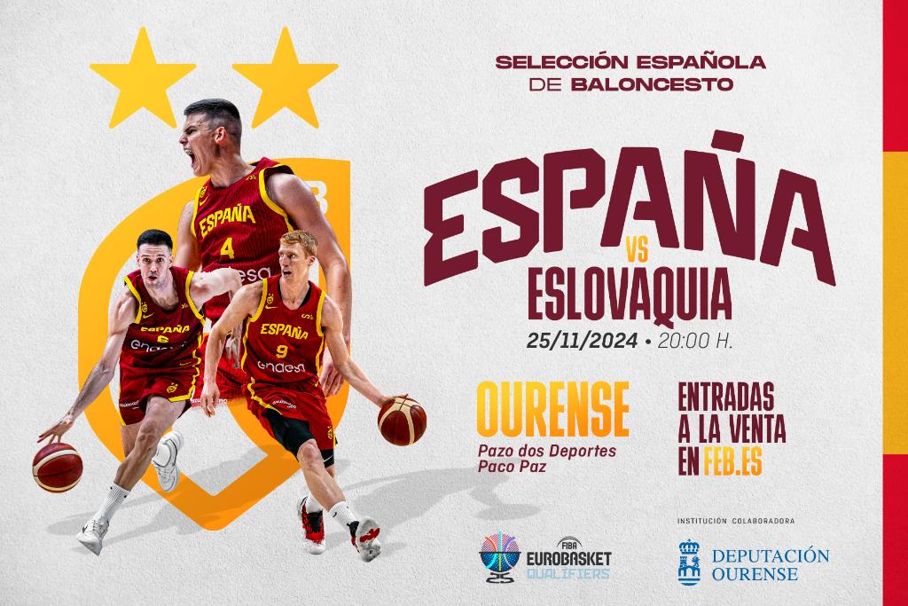 #LaFamilia llega a Ourense para disputar la Ventana de noviembre clasificatoria para el Eurobasket de 2025