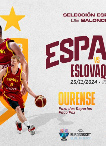 #LaFamilia llega a Ourense para disputar la Ventana de noviembre clasificatoria para el Eurobasket de 2025