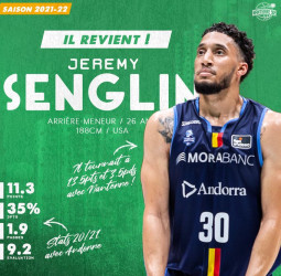 Jeremy Senglin vuelve al Nanterre