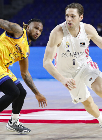 El Real Madrid sufre para ganar a un bravo Herbalife Gran Canaria (81-80)