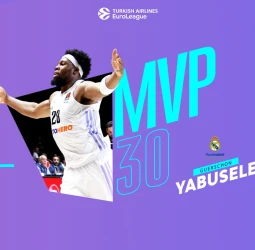 MVP de la 30ª jornada de EuroLeague: Guerschon Yabusele, Real Madrid