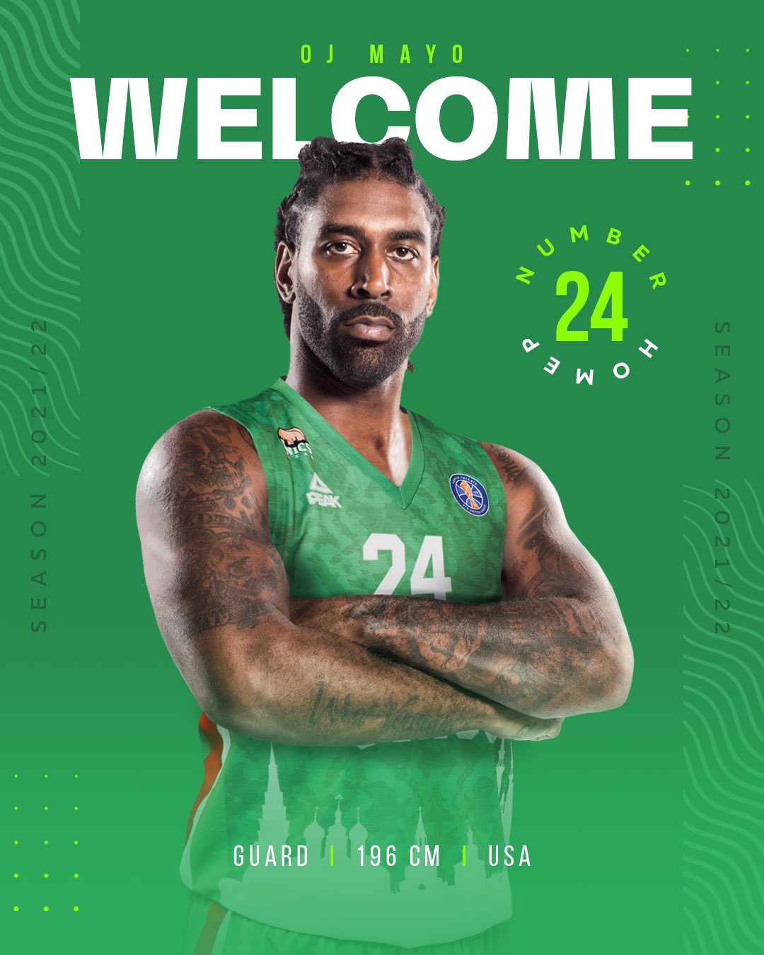 El Unics Kazan anuncia la contratación de O.J. Mayo