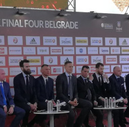 Conferencia de prensa inaugural de la Final Four Belgrado 2018
