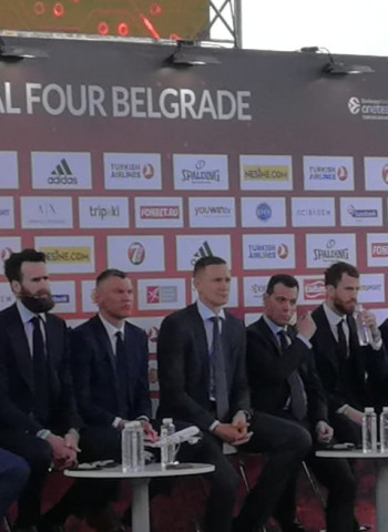 Conferencia de prensa inaugural de la Final Four Belgrado 2018