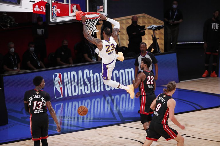 LeBron James, MVP de la final NBA 2020