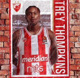 Trey Thompkins, hasta final de temporada con el Estrella Roja