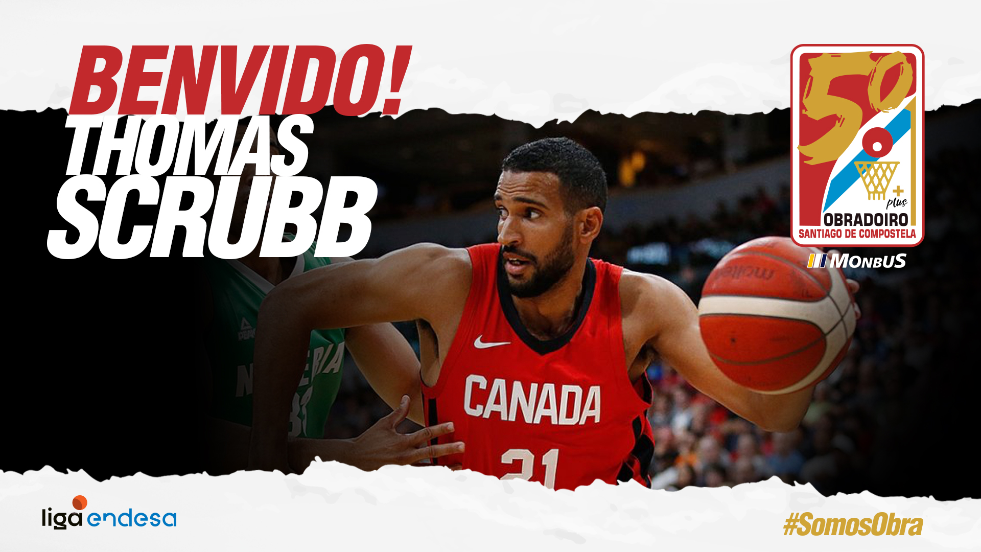 El Monbus Obradoiro ficha a Thomas Scrubb