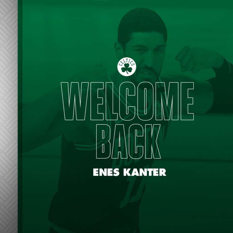 Los Boston Celtics anuncian el fichaje de Enes Kanter