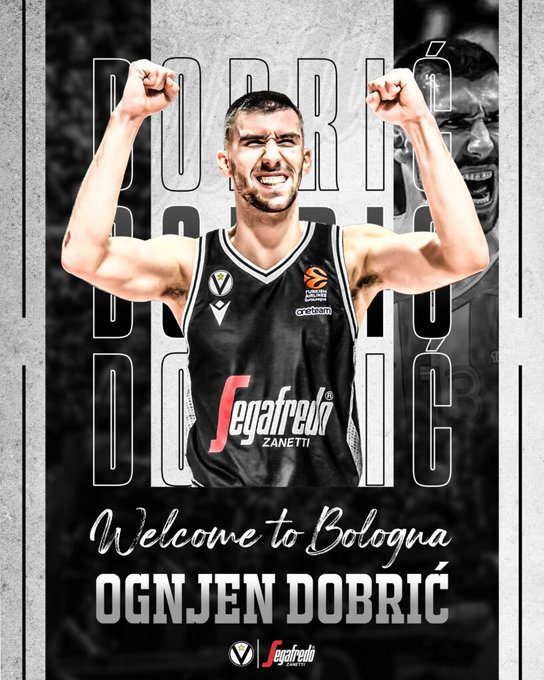 La Virtus Bolonia anuncia el fichaje de Ognjen Dobric