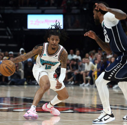 Ja Morant guía a los Grizzlies hasta los playoffs, 106-120