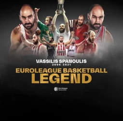 Spanoulis será homenajeado como nueva leyenda del baloncesto de la Euroliga