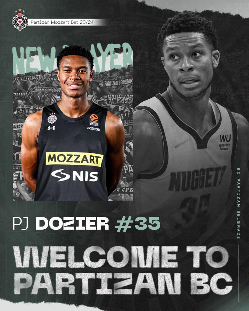 El Partizan anuncia el fichaje de PJ Dozier