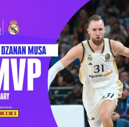 MVP Enero de EuroLeague: Dzanan Musa, Real Madrid