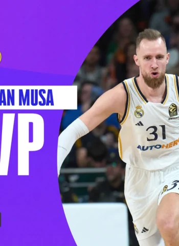 MVP Enero de EuroLeague: Dzanan Musa, Real Madrid