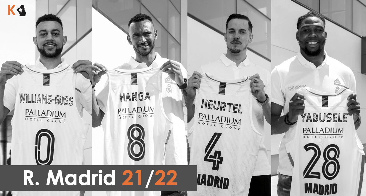 Conoce las cuatro caras nuevas del Real Madrid 21/22