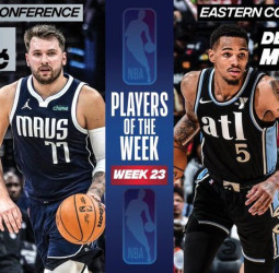 Dejounte Murray y Luka Doncic, jugadores de la semana NBA