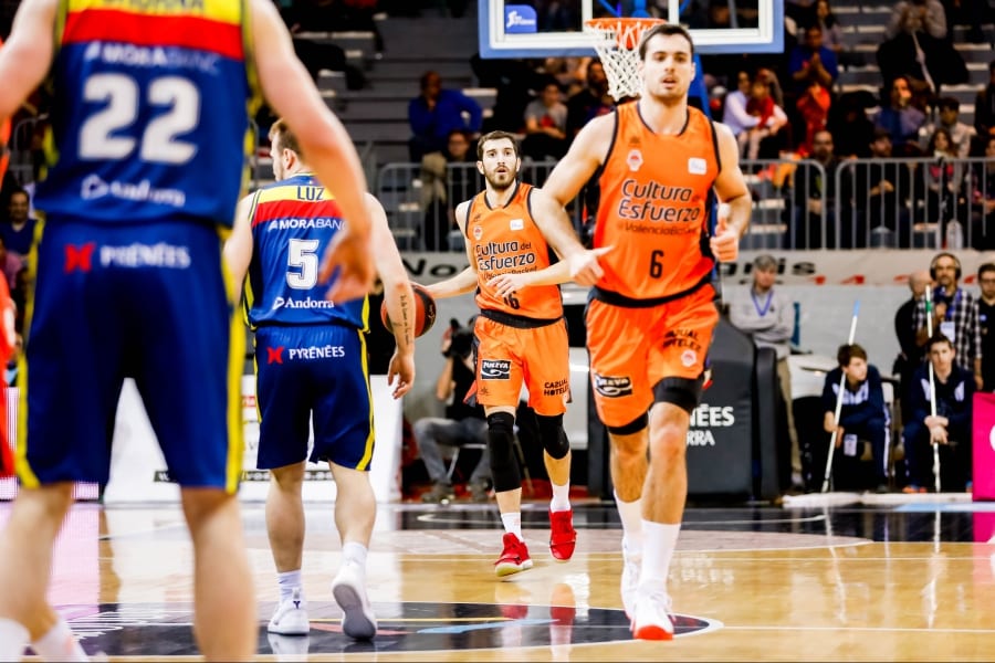 Demostración de carácter del Valencia Basket para remontar y ganar en Andorra (72-73)