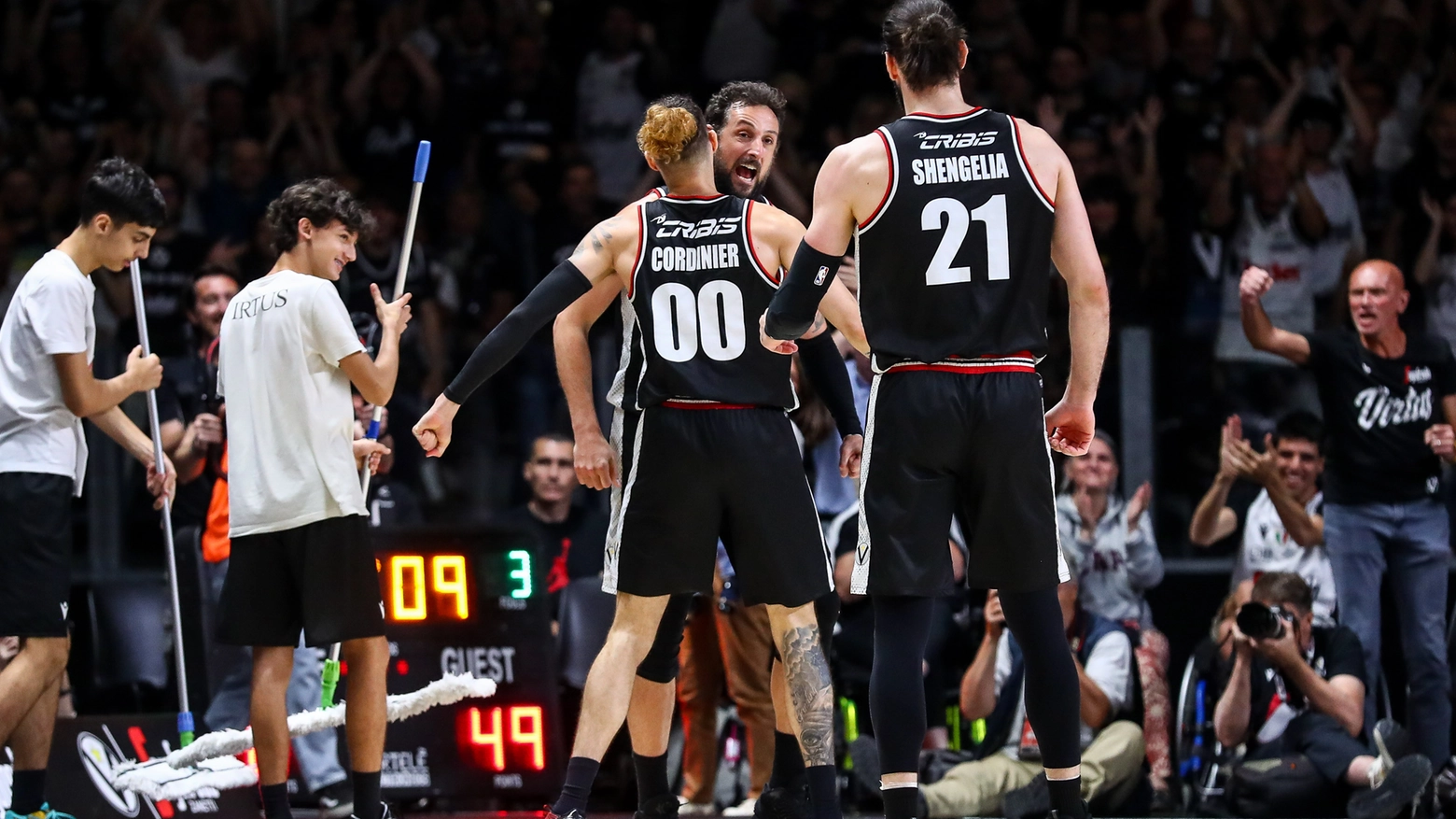 La Virtus Bolonia iguala la final italiana (2-2) tras dos prórrogas