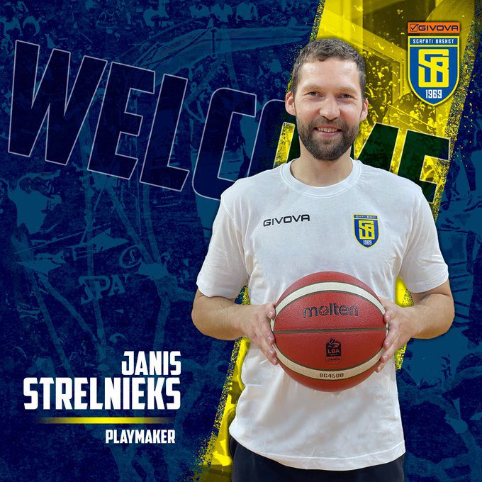 Jānis Strēlnieks ficha por el Scafati italiano