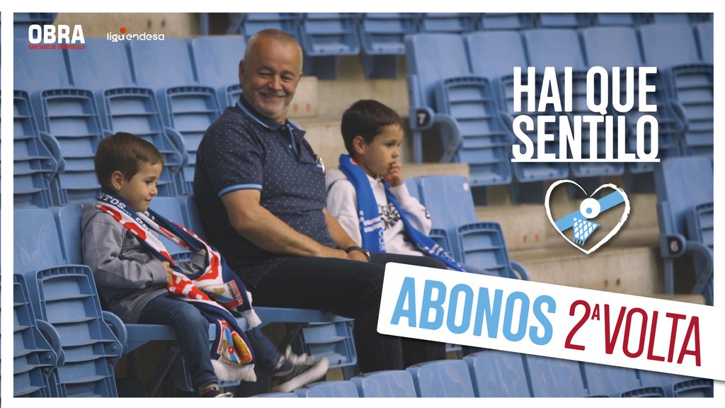 Ya disponible el Abono Segunda Vuelta para los partidos del Monbus Obradoiro en la Caldeira
