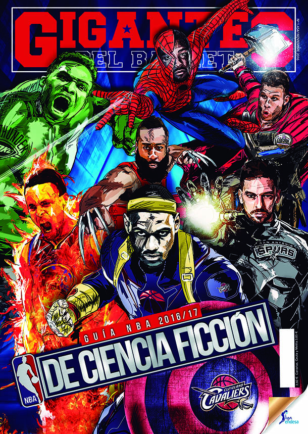 Ya a la venta la Guía Gigantes NBA 2016-17: ¡basket de ciencia ficción!