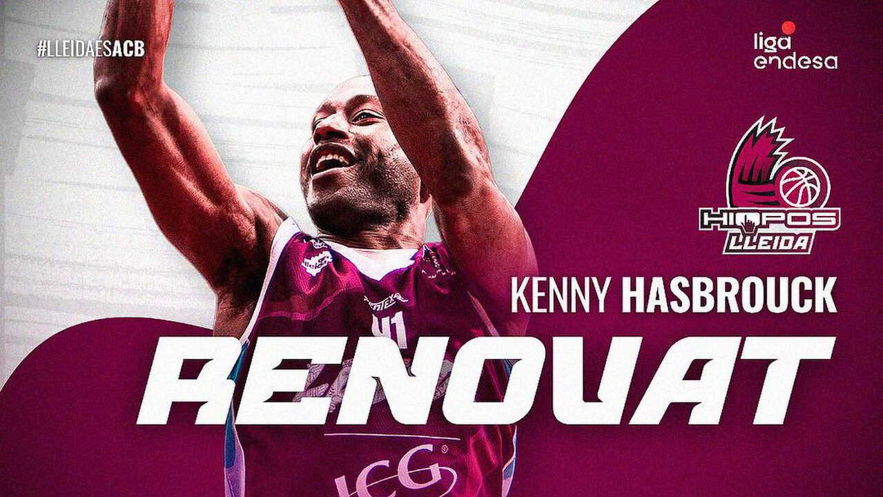 Kenny Hasbrouck seguirá vistiendo de burdeos con el Hiopos Lleida