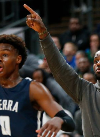 LeBron James tiene clara su idea de jugar su último año al lado de su hijo Bronny