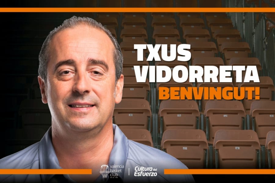 Txus Vidorreta, nuevo entrenador de Valencia Basket
