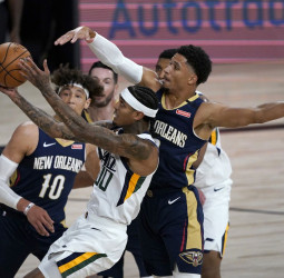 Los Jazz, remontada y victoria ante los Pelicans (106-104)