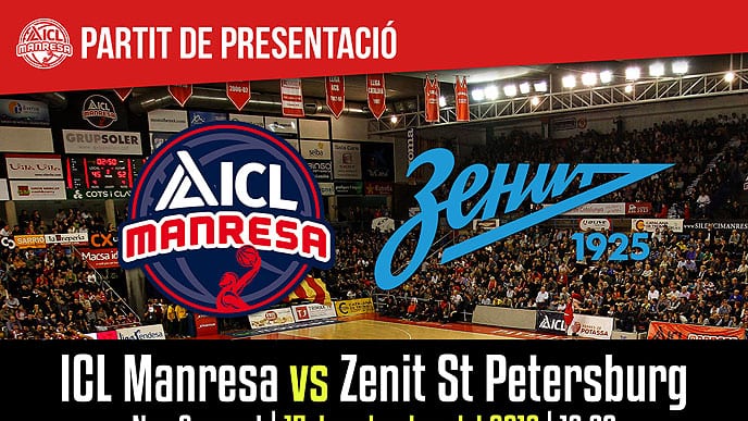 El ICL Manresa hará un partido de presentación ante el Zenit